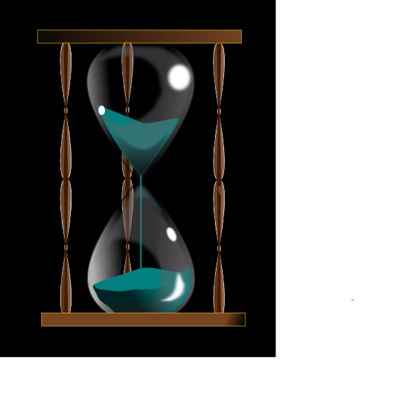 How To Set Use Hourglass Svg Vector - Duration Clipart (588x598)