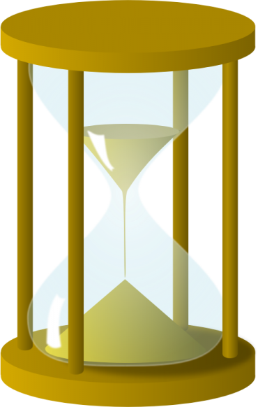 Animated Hourglass Clipart Gif (370x582)