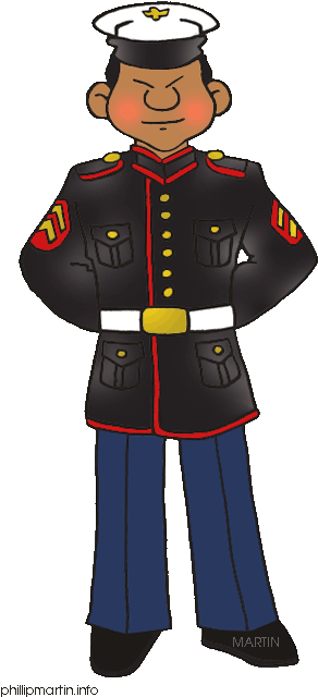 Marine Military Clipart - Marine Clipart (320x648)