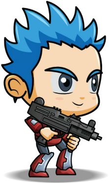 Army Joe Royalty Free Game Art - Cartoon (600x500)