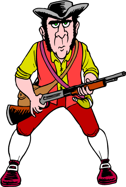 Soldier Clipart American Colonial - Design (480x600)