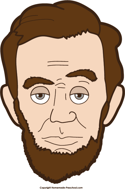 Click To Save Image - Clip Art Abraham Lincoln (427x645)