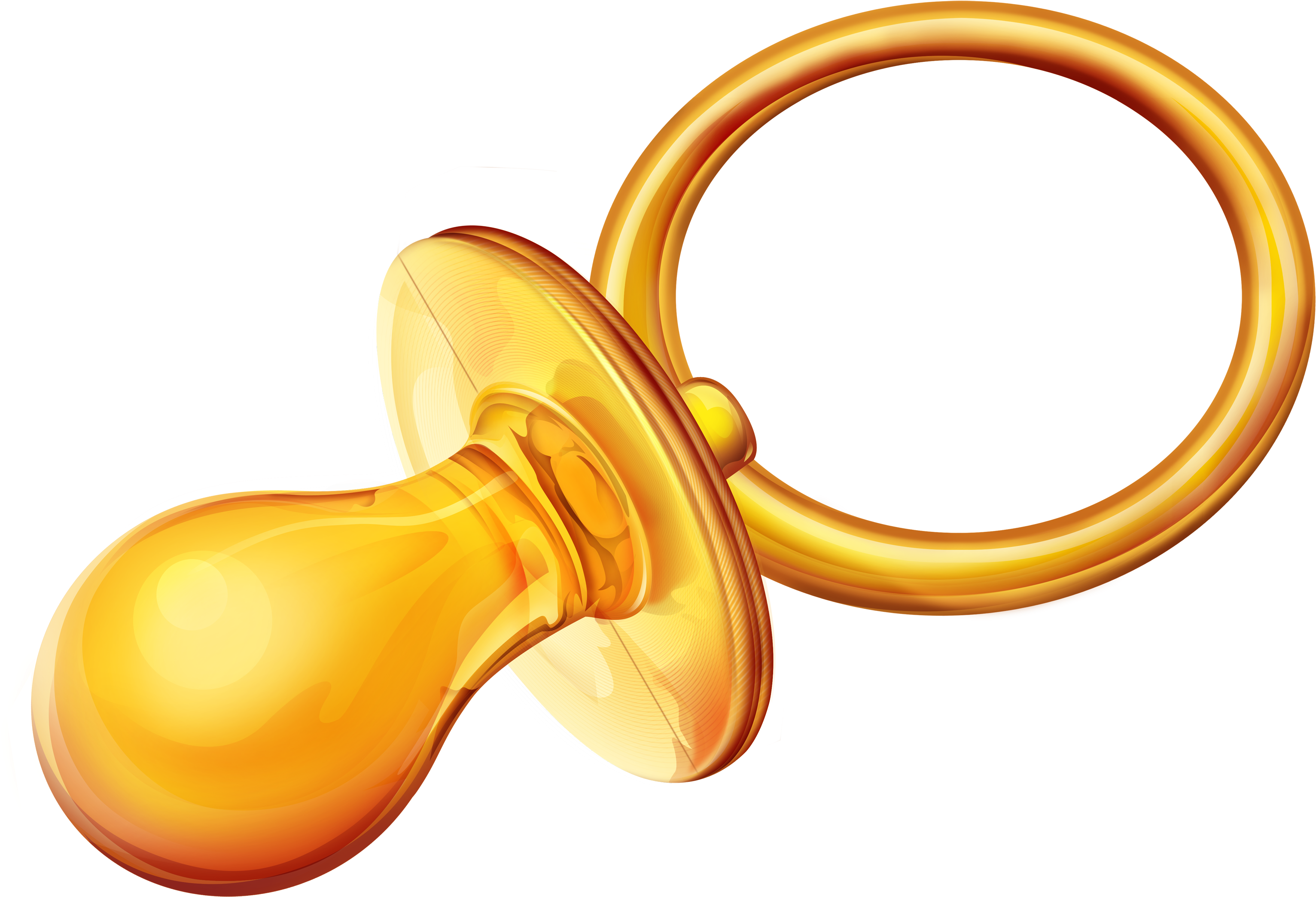 Pacifier Png - Chupete Amarillo Png (3218x2421)
