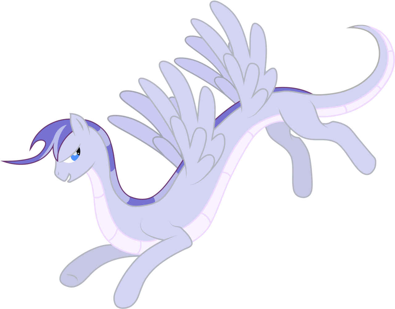 Fim Longma By Elsdrake - Mlp Fim Dragon Pony (1280x1009)