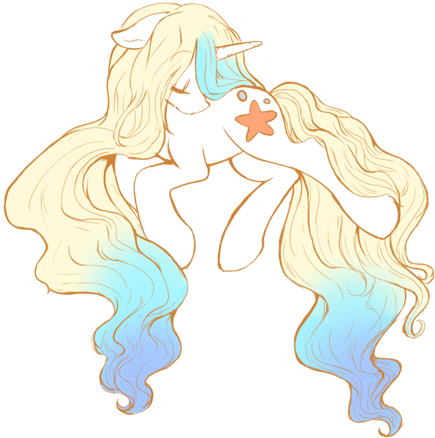 I Seriously Love How She Draws Hair - Drawing (781x725)