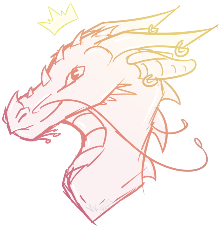 King Dragon By Sushiino - Illustration (894x894)