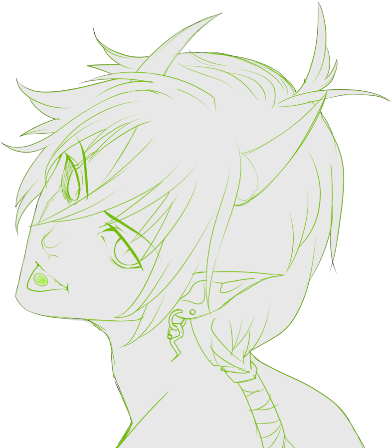 For Dejavuweaver By X Cute Kitty X - Sketch (800x909)