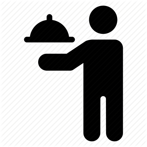 Restaurant Clipart Restaurant Server - Waiter (512x512)