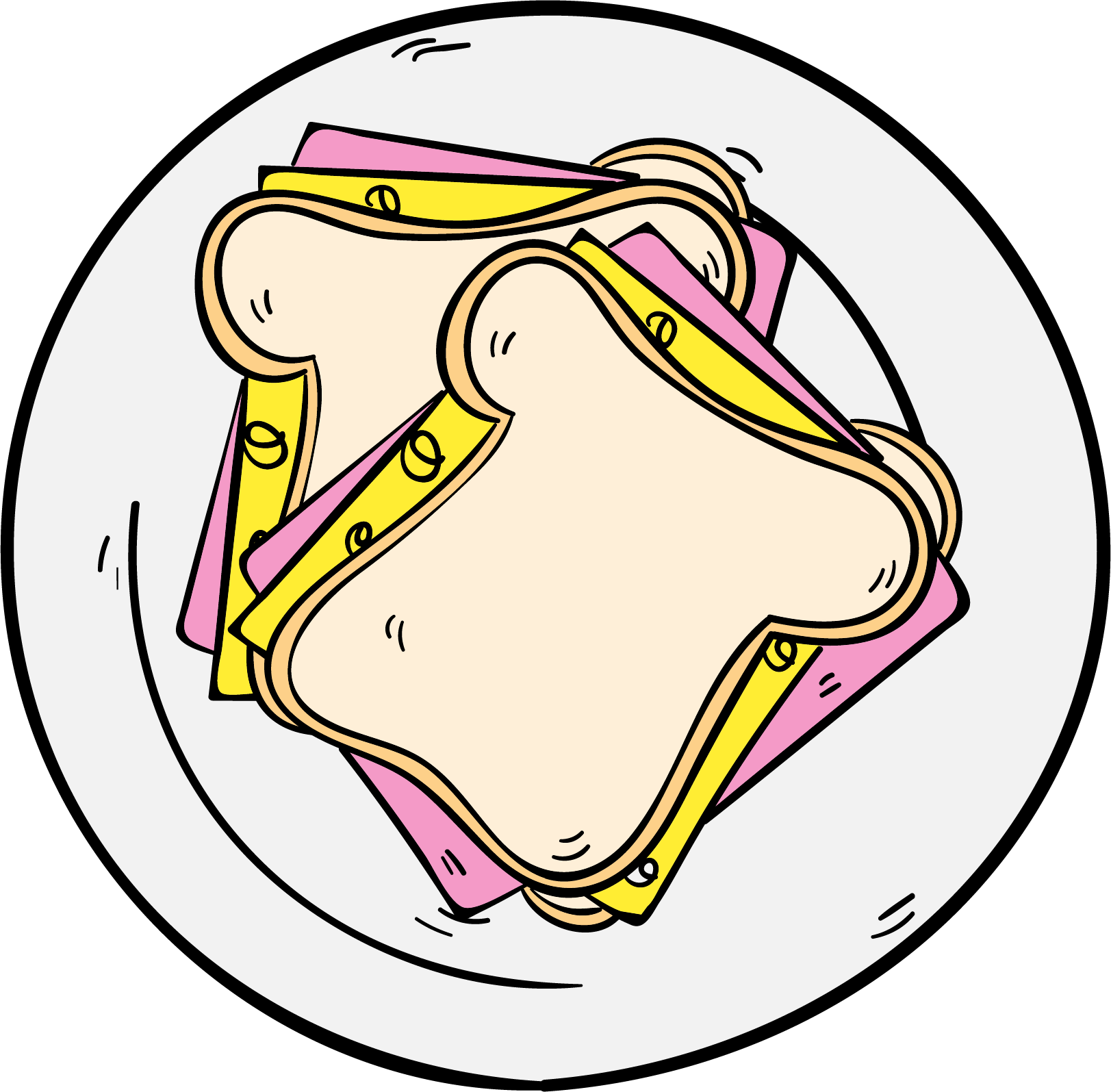 Take-out Cartoon Restaurant Illustration - Circumference Of A Circle (1623x1595)