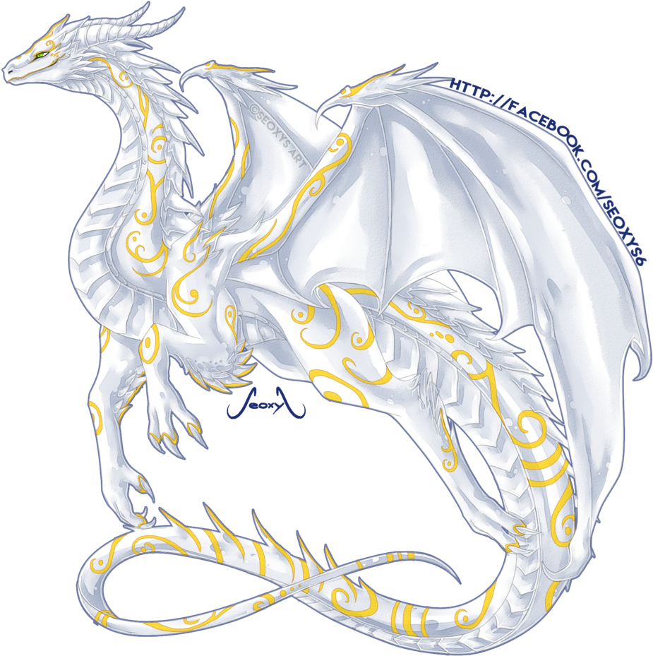 Dragon Oc [commission] By Seoxys6 - Illustration (1024x1024)