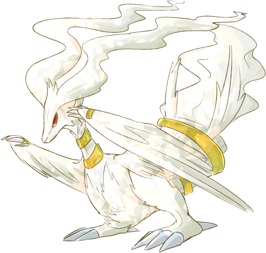 Shiny Reshiram By Phyllocactus - Illustration (894x894)