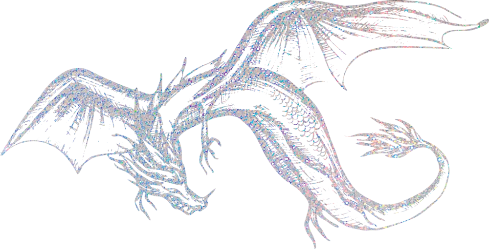 Dragon Small - Dibujo Sirena Griega (1000x511)