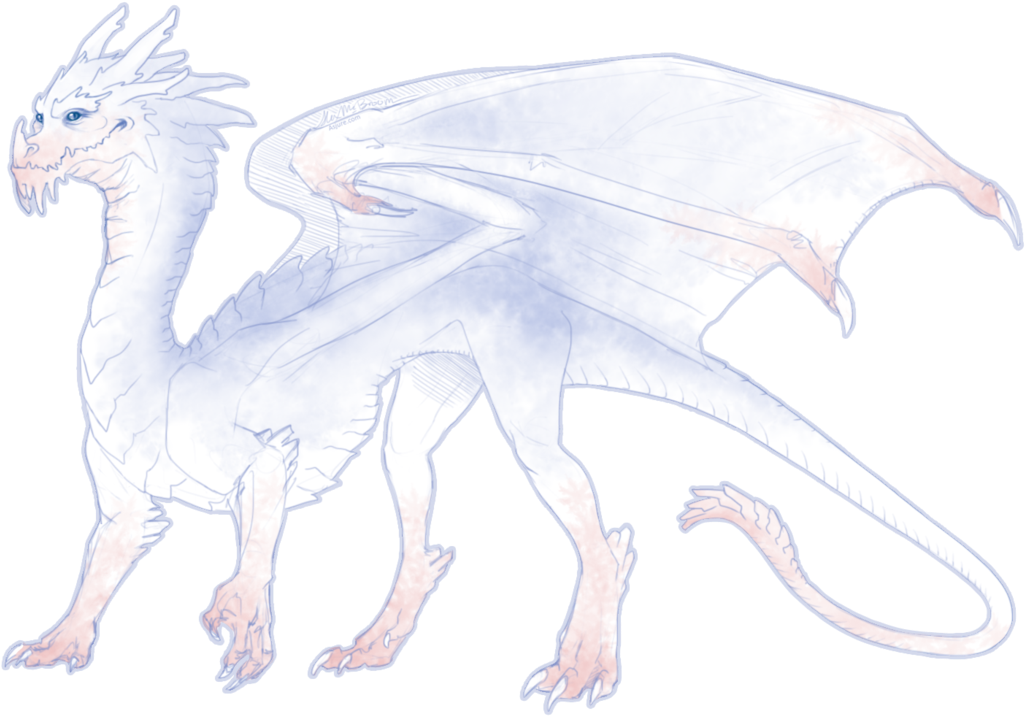 Ice Dragon By Xaishi - Dragon (1095x730)