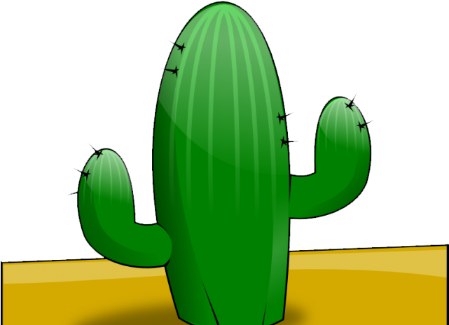 Cactus Clipart Desert - Clip Art (640x480)