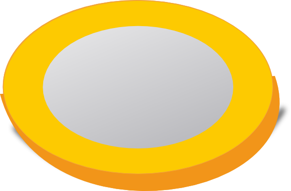 Coin Empty Clip Art At Clker - Clip Art (600x395)