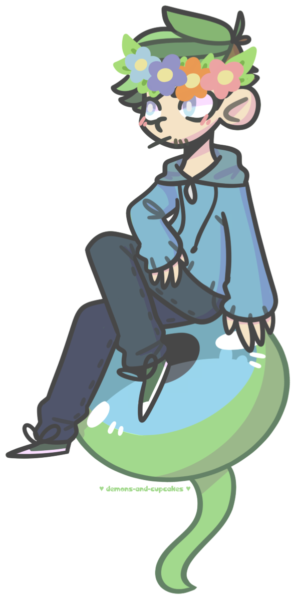 Salad Head By Demcakes - Youtuber (660x1210)