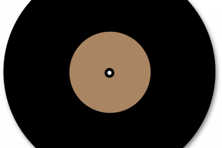 Vinyl Record Clip Art - Circle (450x300)