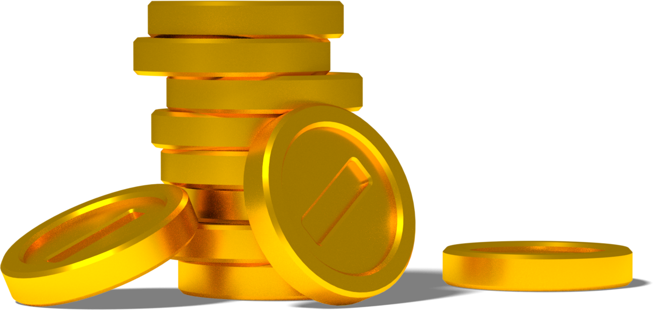 Stack Of Coins Clip Art Download - Stack Of Mario Coins (1298x616)