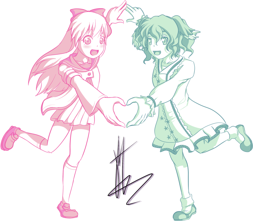 Kyokos By Pixelated-dude - Cartoon (1024x911)