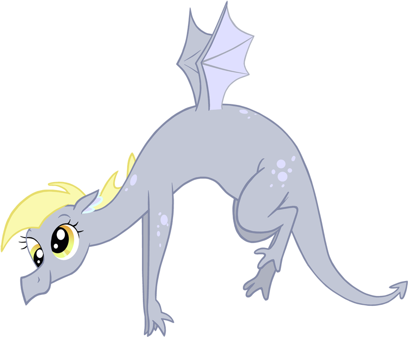 Derpy Hooves Rainbow Dash Pony Spike Mammal Fauna Small - Dragon From My Little Pony (850x702)