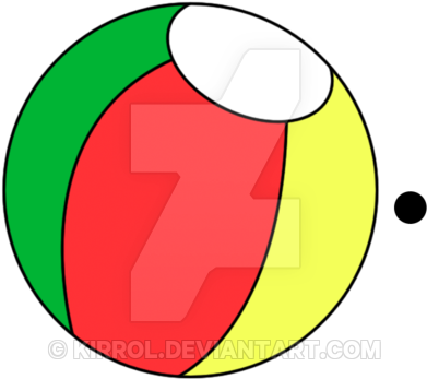 Beach Ball Cutie Mark Vector By Kirrol - Pafi (400x400)