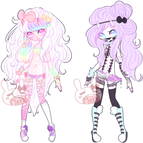 28 Collection Of Kawaii Pastel Goth Drawing - Drawing (500x496)