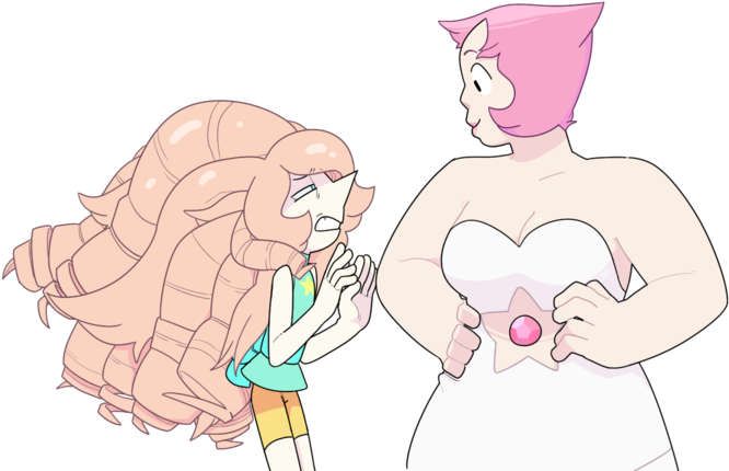 Pink Mammal Fictional Character Cartoon Vertebrate - Pearl (680x497)