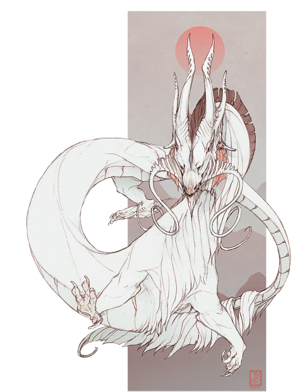 Damyan Sketch By Irisdesert - Dragon (600x830)