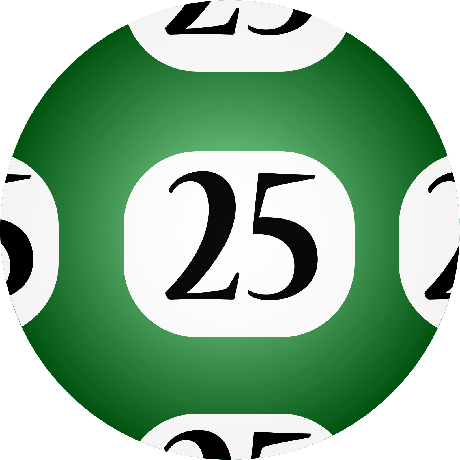 Lotto Ball - Lotto Ball 25 (1594x1594)