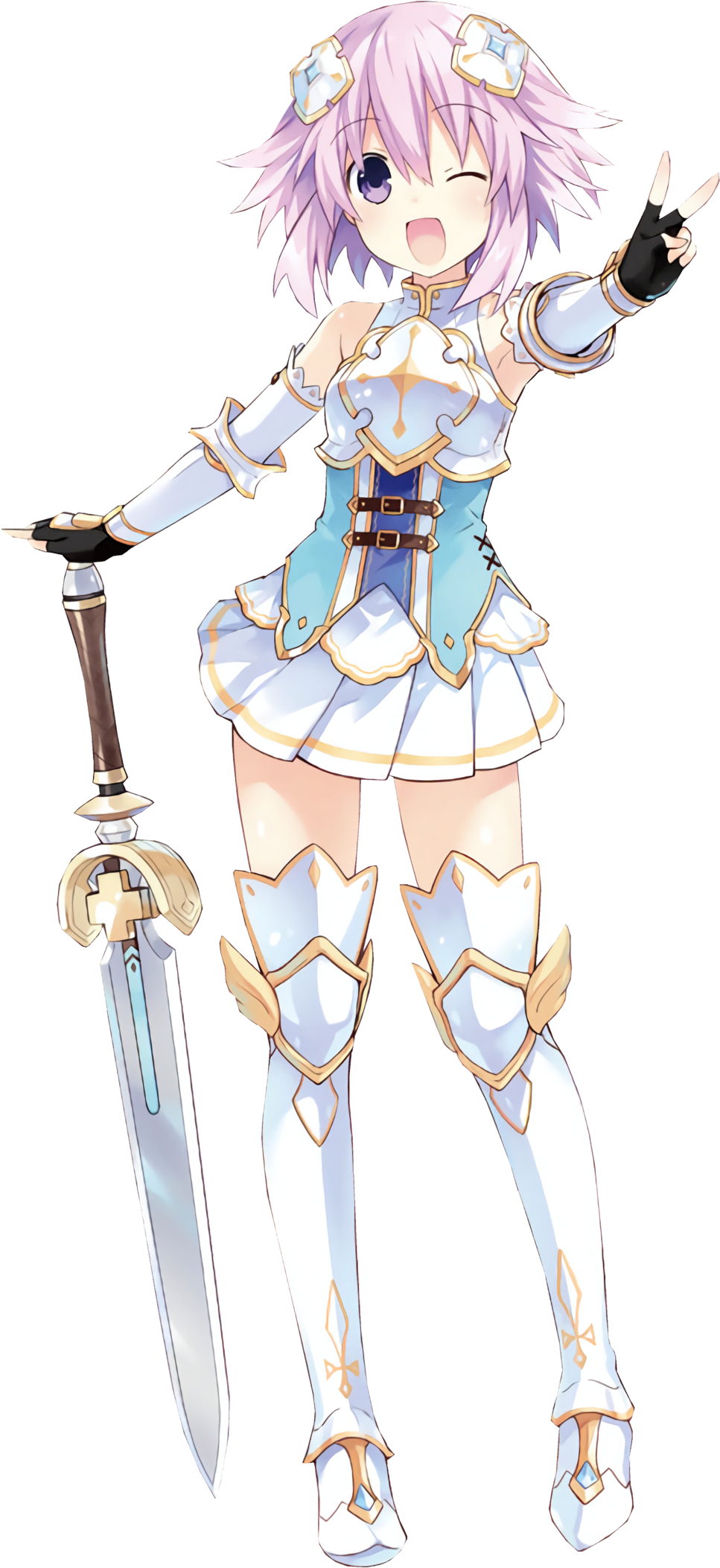 4 Goddesses Online Playstation 4 Clothing Anime Joint - Neptune Anime (1024x2145)