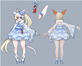“ Tera New Outfits Images Illustration - Cartoon (495x338)