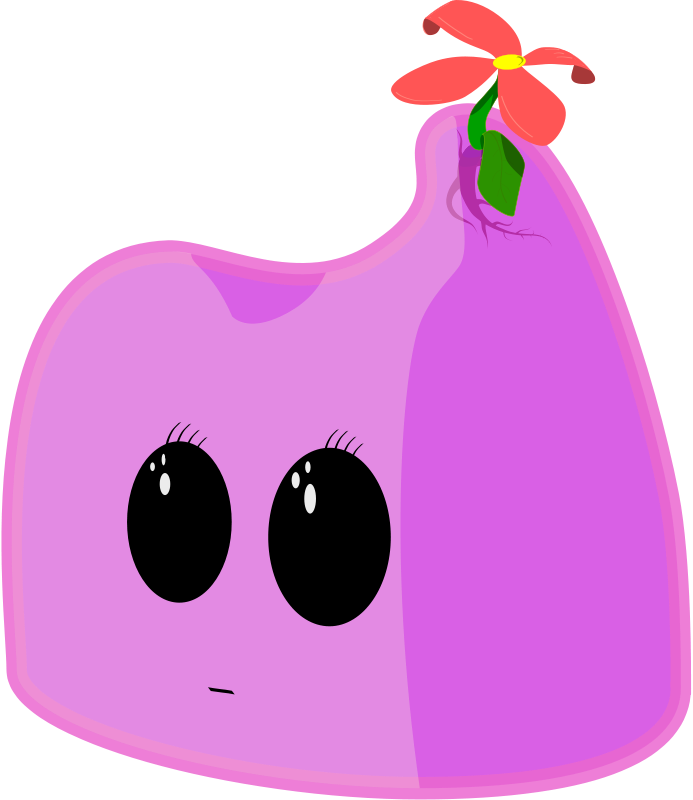 Cartoon Jelly With Eyes (693x800)