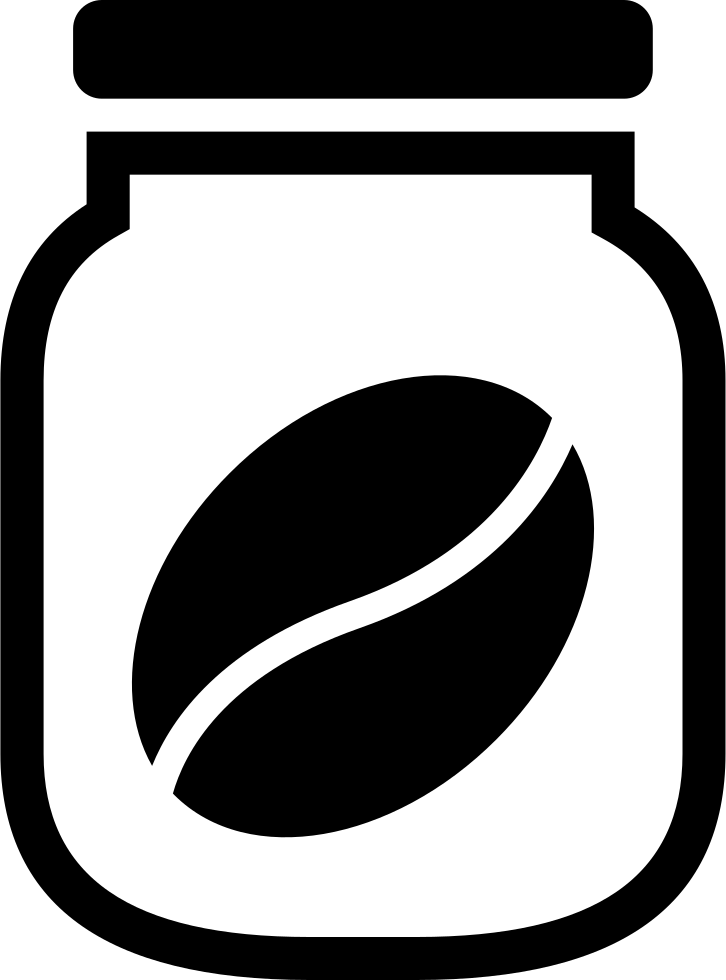Coffee Bean Inside A Jar Comments - Frasco De Cafe Para Colorear (726x980)