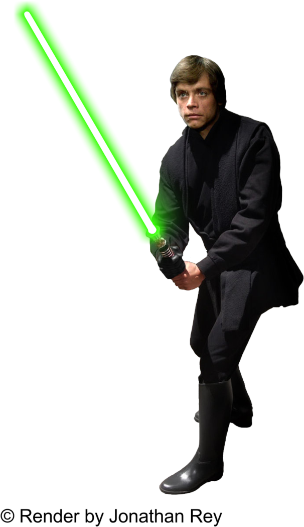 Luke Skywalker Clipart Transparent Background - Star Wars Return Of The Jedi Luke Skywalker Halloween (701x1139)