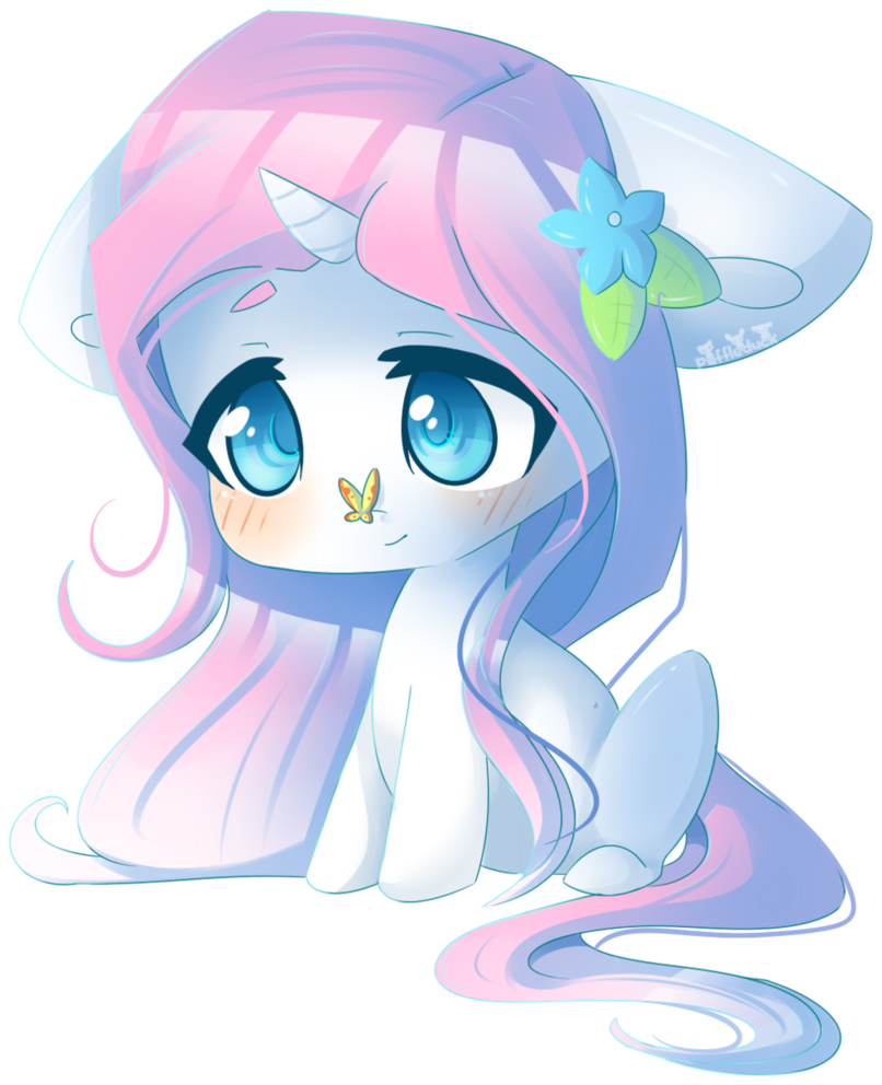 Puffleduck, Butterfly, Chibi, Cute, Oc, Oc - Puffleduck, Butterfly, Chibi, Cute, Oc, Oc (806x992)