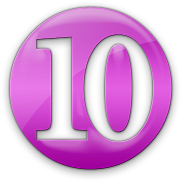 073273 Pink Jelly Icon Alphanumeric N10 Solid - Circle (420x420)