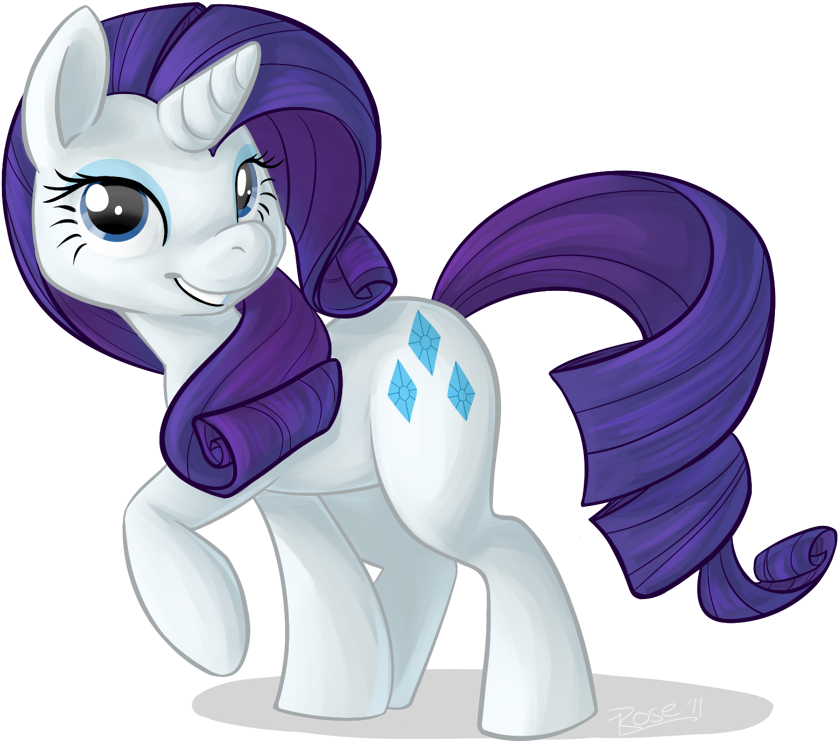 Pony Rarity Spike Cartoon Mammal Purple Vertebrate - Equestria Daily (850x761)