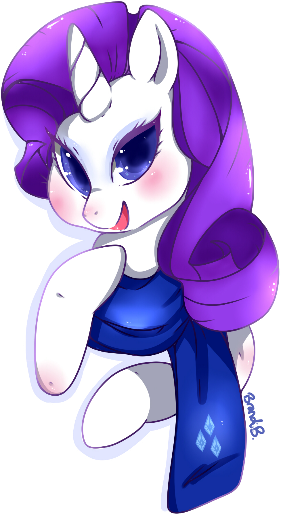 Pony Sweetie Belle Purple Cartoon Mammal Violet Fictional - Cartoon (1114x1854)