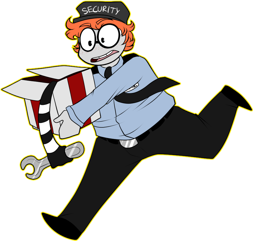 Http - //rebornica - Tumblr - - Fnaf 3 Night Guard (900x900)