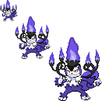 Hey So I Was Bored And Bad But I Saw Something Tagged - Chandelure Sprite (392x389)
