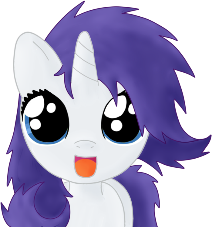 Bed Mane Filly Rarity By Sharkiity - Cartoon (891x897)