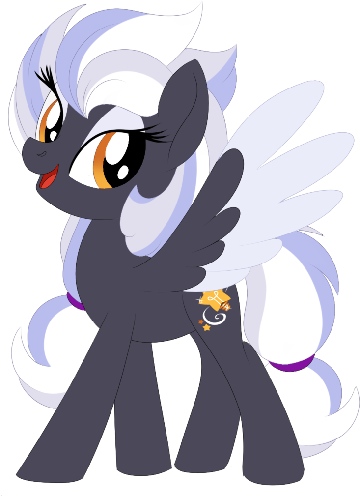 Missmele-madness, Colored Wings, Female, Mare, Multicolored - Cartoon (902x1024)