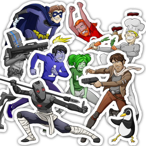 Ctrl Alt Del Set Of 20 Magnets - Ctrl+alt+del (480x480)