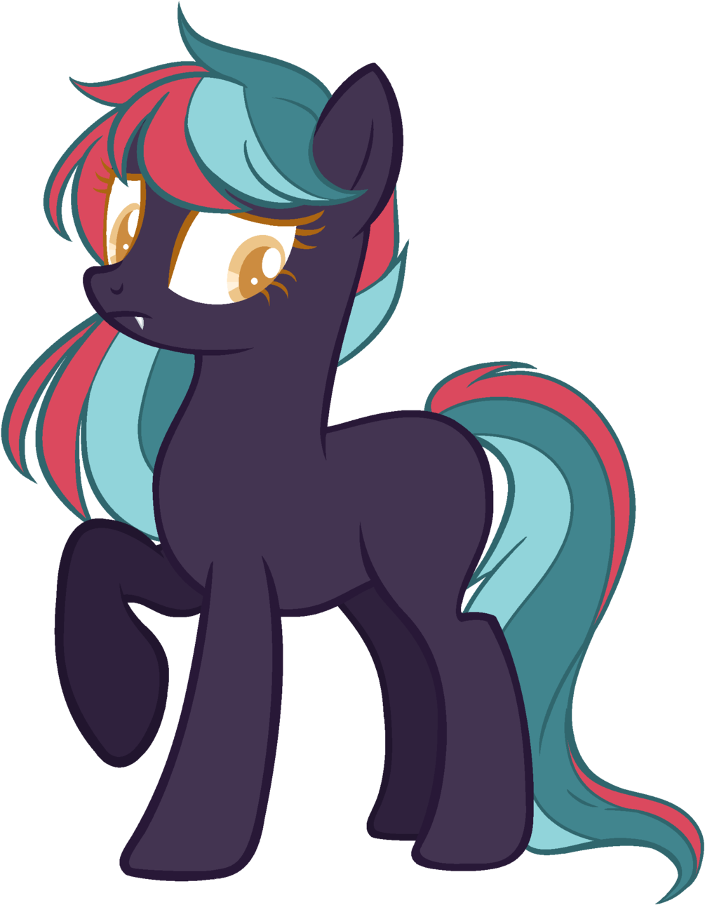 Jadeyhooves, Colored Pupils, Earth Pony, Female, Mare, - Cartoon (1024x1308)