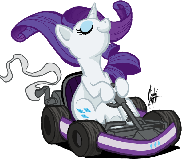Fluttershy Rainbow Dash Rarity Derpy Hooves Pony Mammal - My Little Pony Mario Kart (600x550)