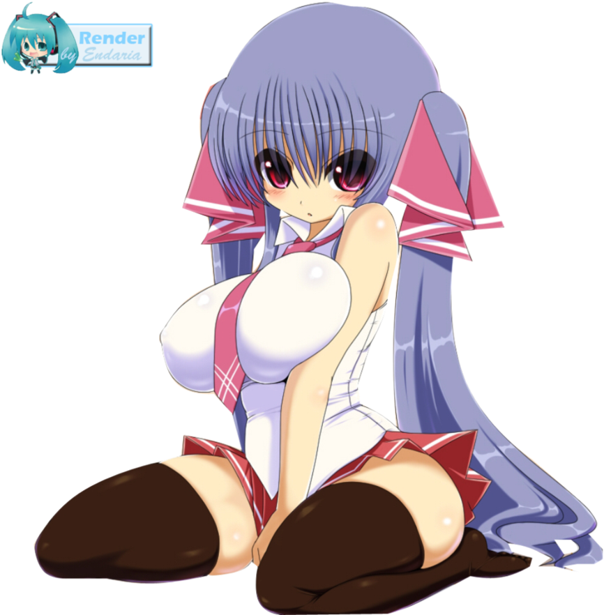 Anime Girl Render By Endaria - Anime Png Girls (894x894)