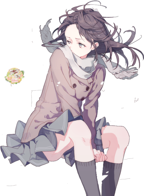 Render 536 - 14 - 8 - 2015 - Anime Girl By Grace-mk - Anime Girl With Animal (500x665)