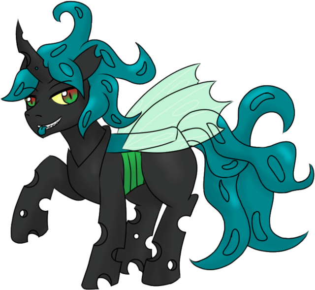 Jolliapplegirl, Changeling, Changeling Oc, Magical - Cartoon (753x600)