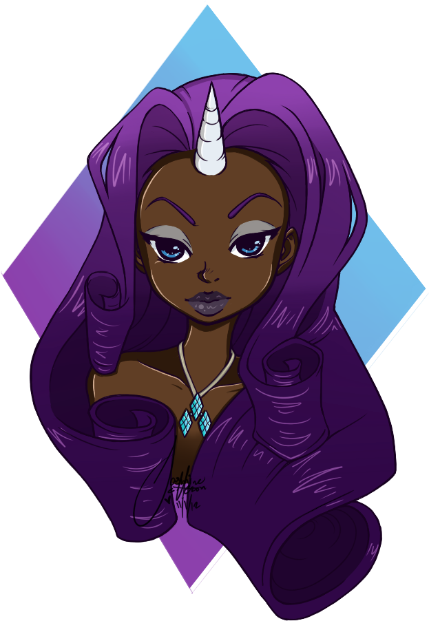 And Then When They Make Rarity, The Whitest Pony, The - Mlp Rarity Human Black (650x910)