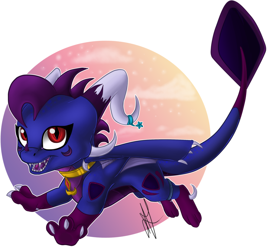 Twilight Moon By The Dragon Heart - Cartoon (958x834)
